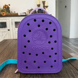 Purple Croc backpack